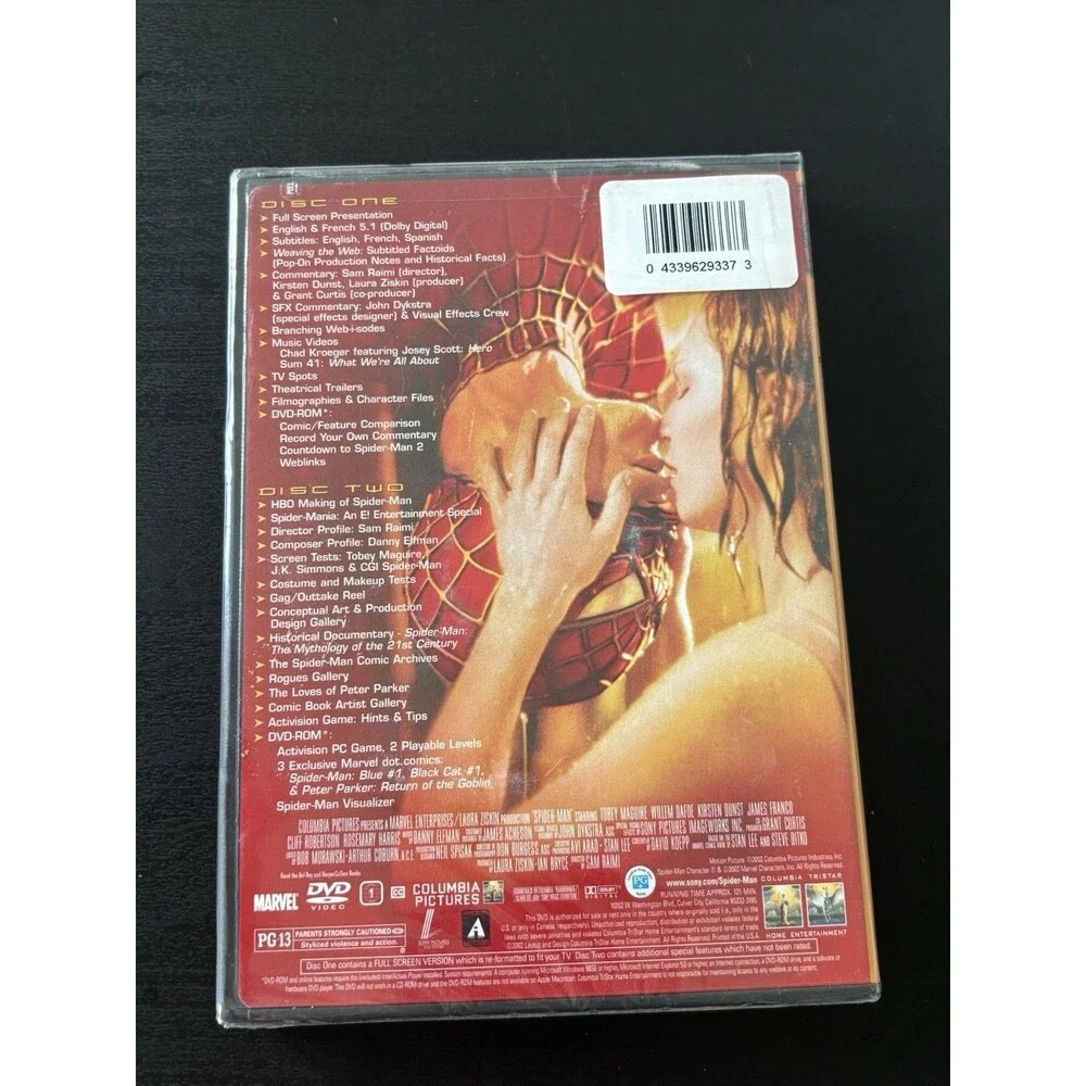 Spider-Man DVD (Full Screen Special Edition) BRAND NEW/SEALED 2 Disc‎ Set Promo